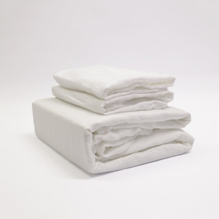Linen Sheet Set White BAK Linen Sheet Set White