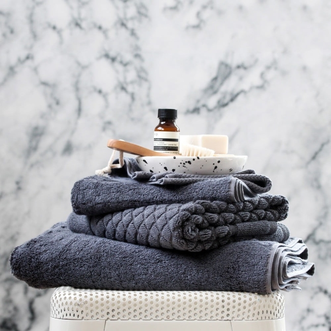 BAMBOO Towels BLUESTONE Soft & Absorbent Linen Boutique