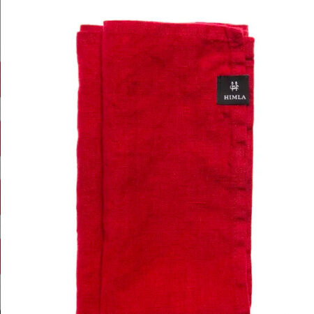 Linen Table Napkins HIMLA RED | Set x 4