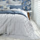 Laundered Linen Bedspread Set PEWTER