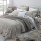 Laundered Linen Bedspread Set NATURAL