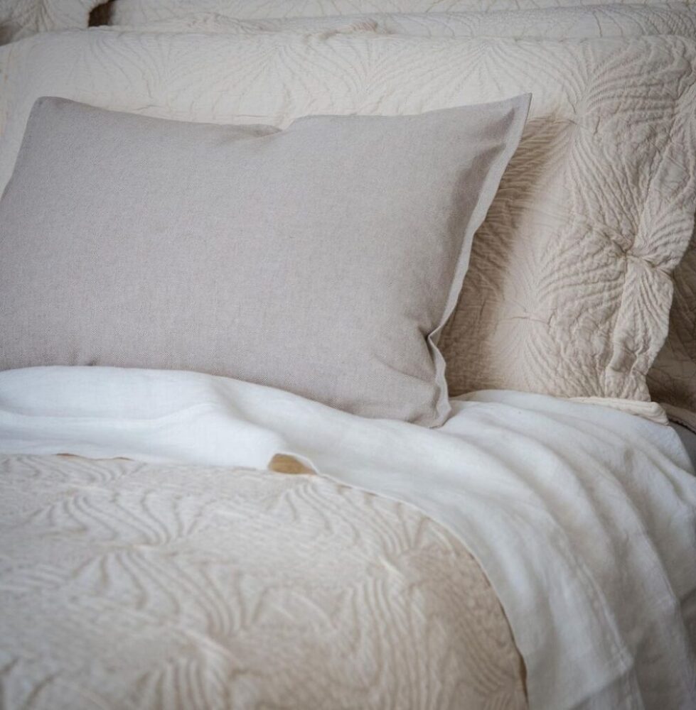 WHITE Bedspread Set LANTERN Portugal Linen Boutique