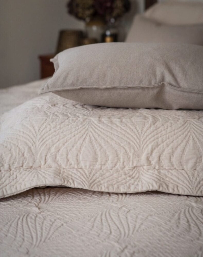 WHITE Bedspread Set LANTERN Portugal Linen Boutique