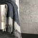 Luxury Organic Turkish BATH TOWEL PAROS STRIPE