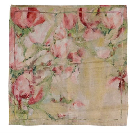 Linen Table Napkins MAGNOLIA LIMONE