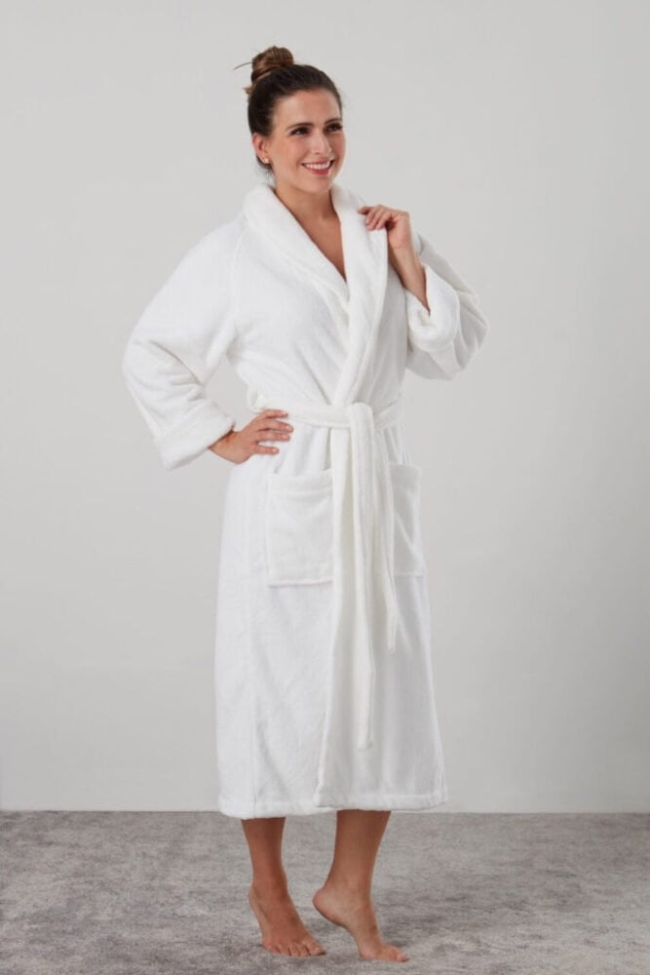 Women's Cosy Robe MANOR WHITE
