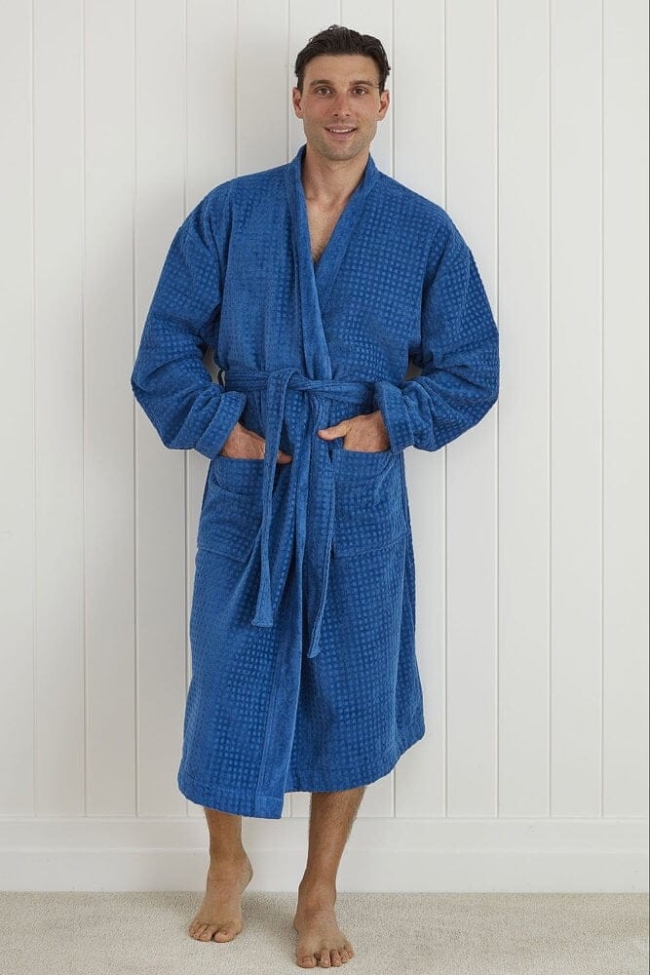 Men's Robe FABIAN BLUE