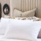 Pavage white woven linen pillowsham pair