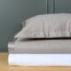 Sateen Bedspread HAMILTON WHITE