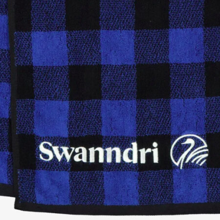 Beach Towel Swanndri Blue Black Check