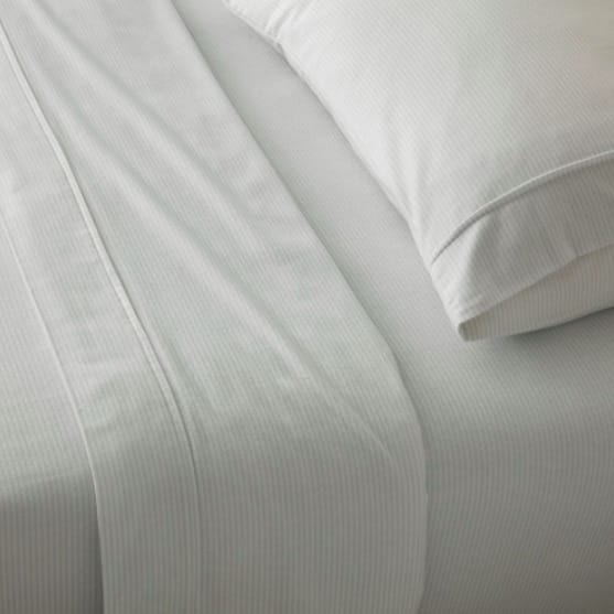 Flannelette Sheet Set Oxford Grey Linen Boutique