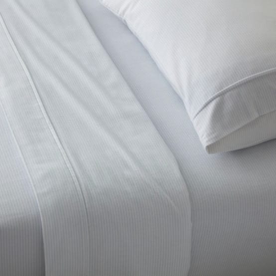 Flannelette Sheet Set Oxford Blue Linen Boutique