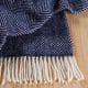 NZ Wool Throw Magnus NAVY