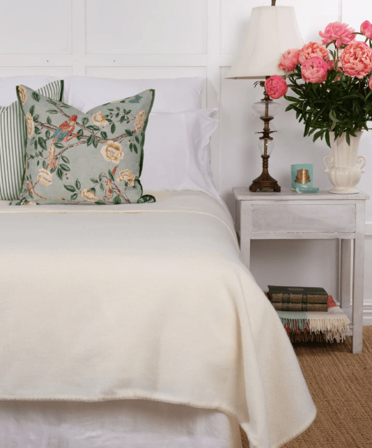 BLANKETS NZ WOOL White - Exquisite