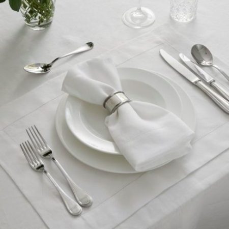 White Linen Placemats | Ivy Napery