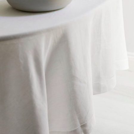 White Linen Tablecloth | Ivy Napery