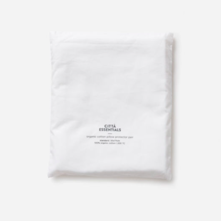 Pillowcase Protector Pair Organic Cotton