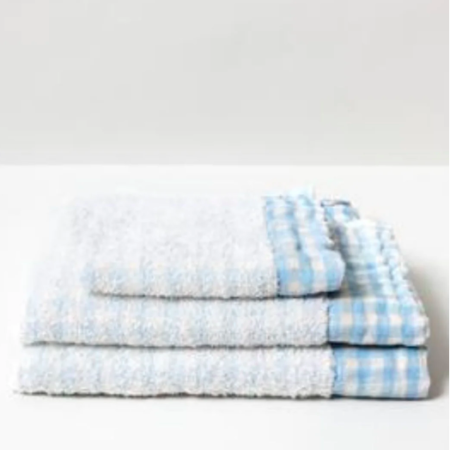 Japanese Kontex Towel LINO Light Blue