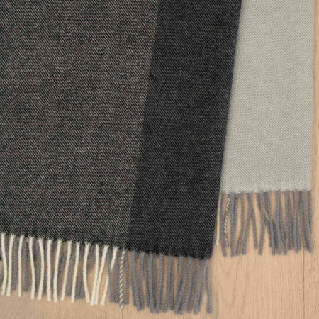 Wool Throw Roxburgh Charcoal | 100% Wool