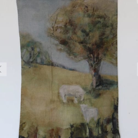 Linen Tea Towel CORNWALL PARK