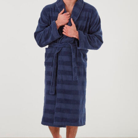 Men's Bath Robe NAVY