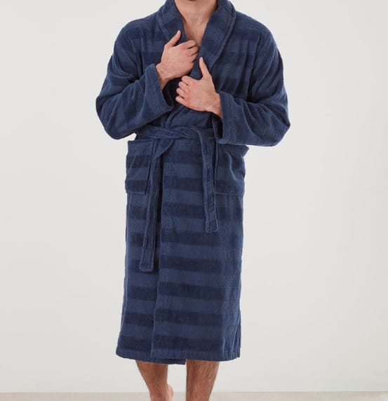 Men's Bath Robe NAVY