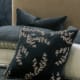 Velvet Cushion CHAYA Midnight