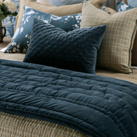 Velvet Mica Prussian Blue Comforter