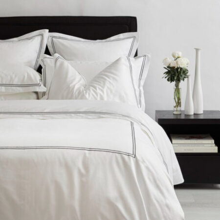 Hudson Collection Sheets Black Corded | Portugal