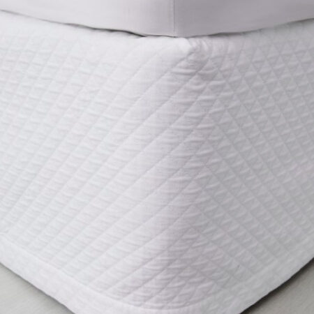 White Marcella Valance CHARLOTTE Collection