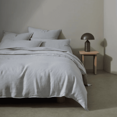 Ravello Linen Duvet Cover SILVER