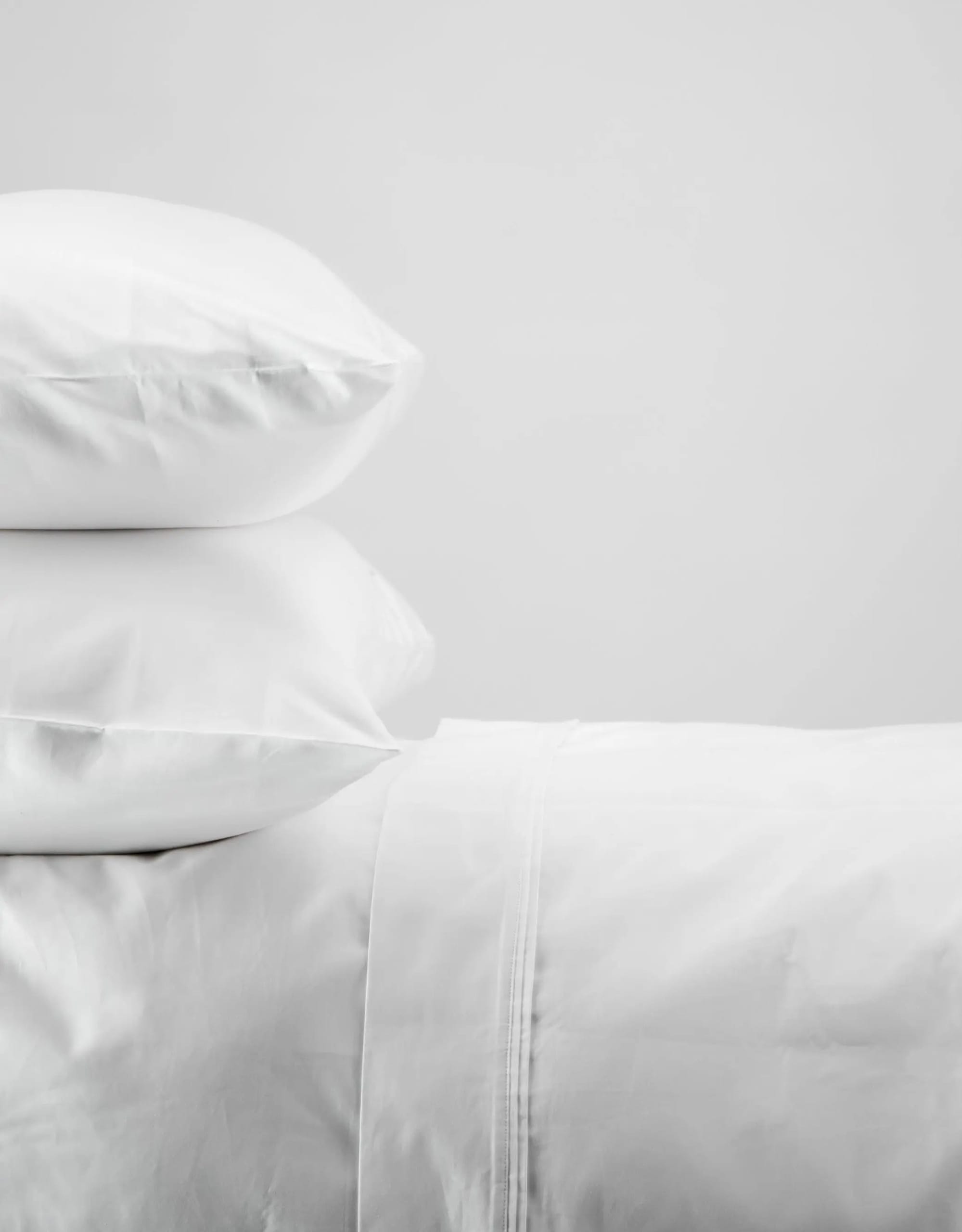 Organic 1000TC White Cotton Sheet Set Luxury Linen Boutique