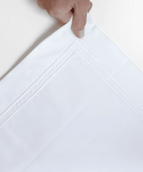 Hudson White Trim Oxford Pillowcase Pair