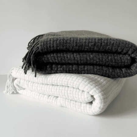 Cocoon Cashmere Blanket Grey Flannel