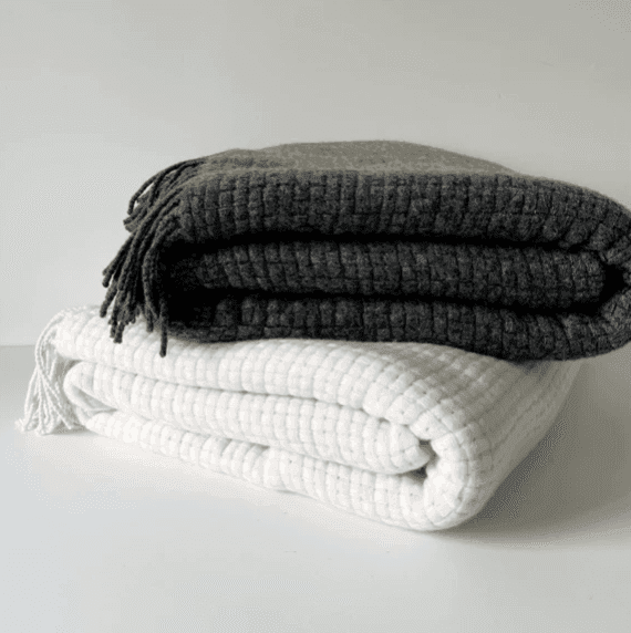 Cocoon Cashmere Blanket Grey Flannel