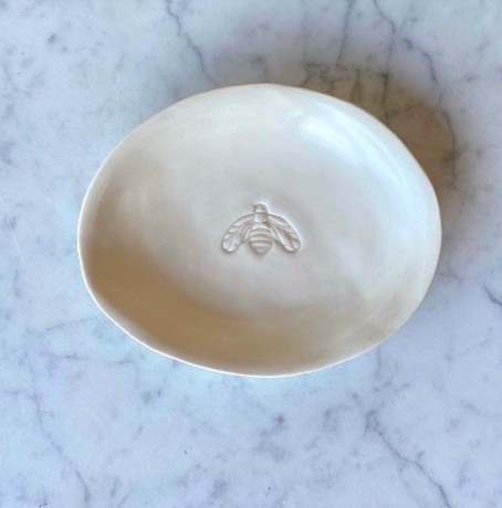 Bee Ceramic Soap Dish