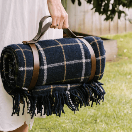 Picnic Rug Takarangi Tartan | NZ made