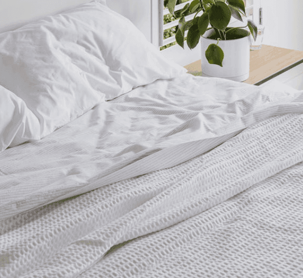 Waffle Organic Cotton Duvet Cover