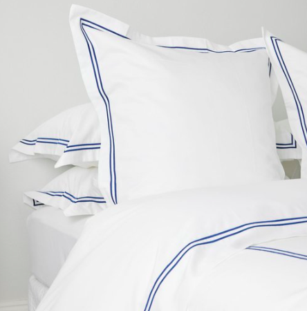Hudson Collection Sheets Navy Corded | Portugal