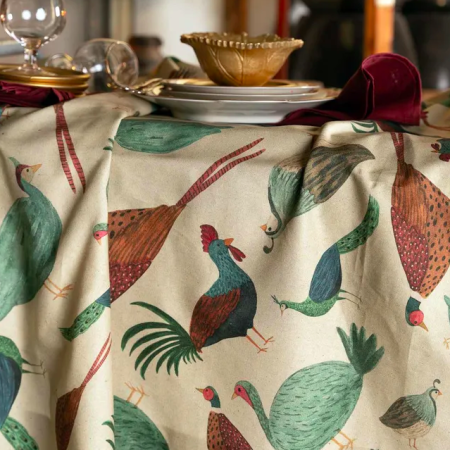 Pintade Cotton Tablecloth | Made in Italy