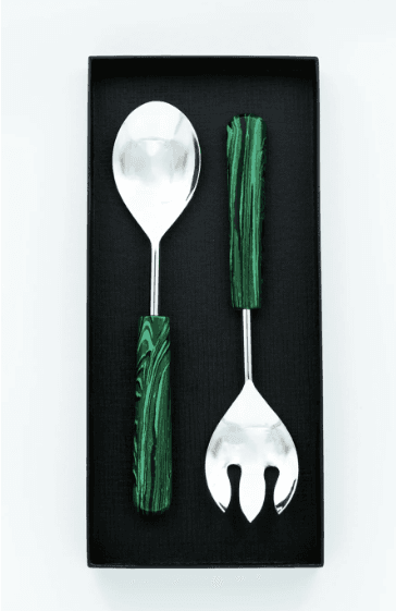 Salad Servers Emerald 