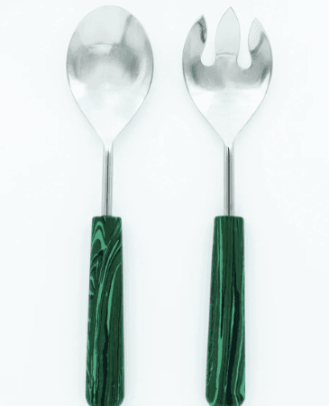 Salad Servers Emerald 