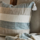 Linen Marine Stripe Cushion