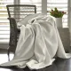 Artemis Waffle Blanket SILVER