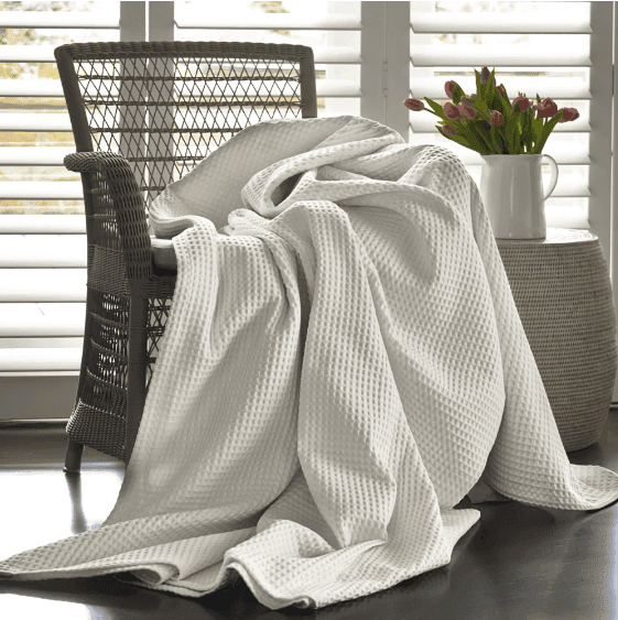 Artemis Waffle Blanket SILVER Artemis Waffle Blanket SILVER