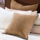 Linen Chambray Cushion APPETTO Sepia