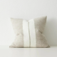 Linen Blend Stripe Cushion Ottavio Laurel