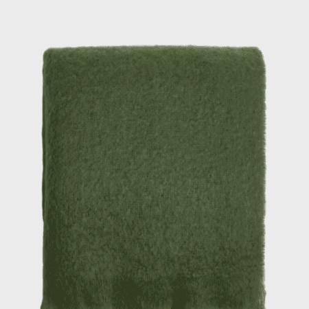 Foxford Mohair Throw Dunloe Sage
