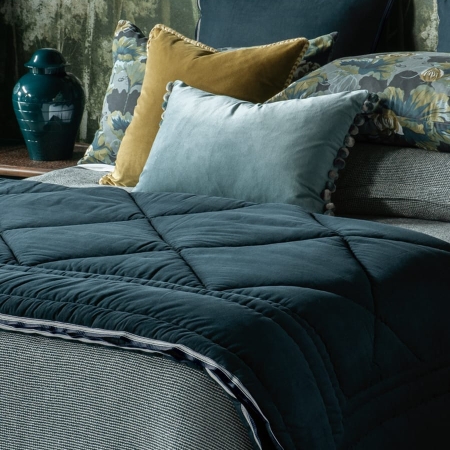 Tessere Prussian Blue Comforter