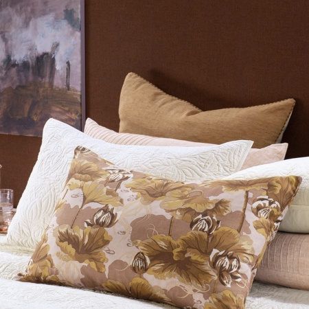 Waterlily Clay Pillowcase